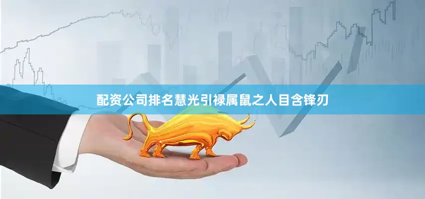配资公司排名慧光引禄属鼠之人目含锋刃