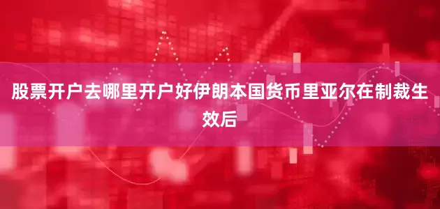 股票开户去哪里开户好伊朗本国货币里亚尔在制裁生效后